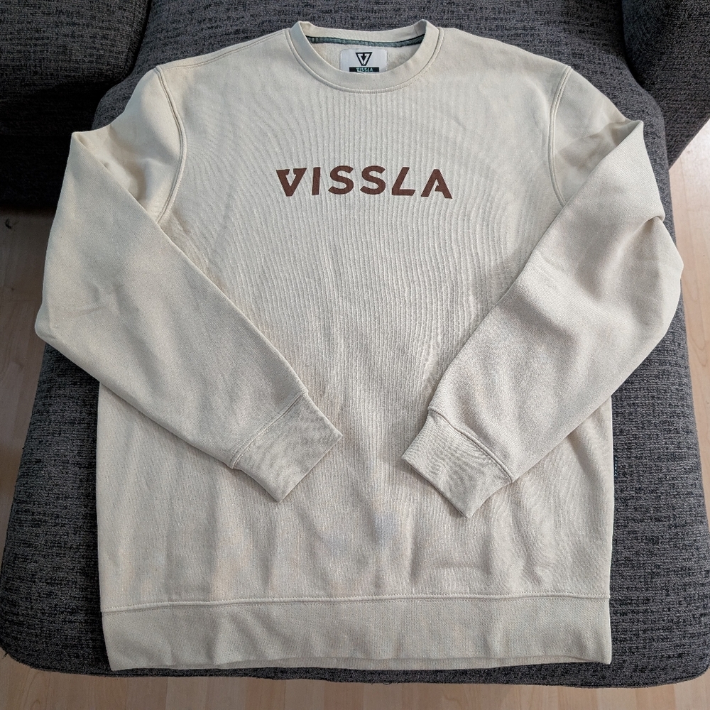 VISSLA Crew Neck Fleece Sweatshirt M